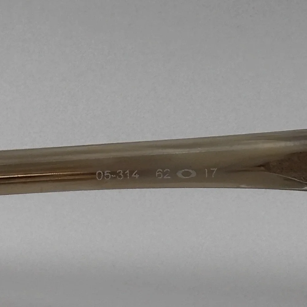 Oakley Dangerous 05-314 Gold Bronze Sunglasses 62mm Authentic w/‎ Certificate